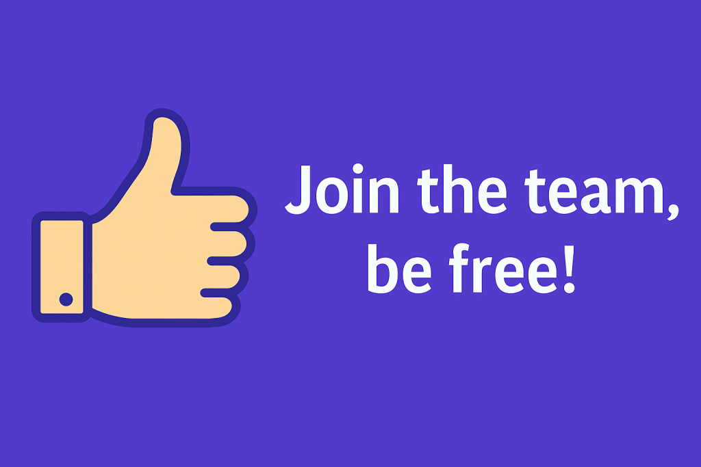 Join the Team today. Don't wait. Image